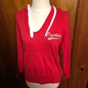 𝅺Touch alyssa milano washington capitals hoodie L